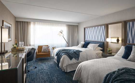 Un bon prix. Aucun de chambre à coucher d'hôtel de conception intérieure de meubles d'hôtel plié en ligne