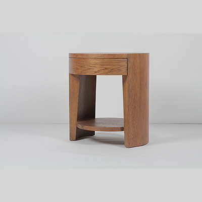 Un bon prix. Coin inférieur en bois rond le chevet minimaliste de support de nuit de Cabinet en ligne