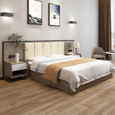 Un bon prix. Meubles tapissés en bois solides de chambre à coucher d'hôtel de tissu de style de luxe en ligne