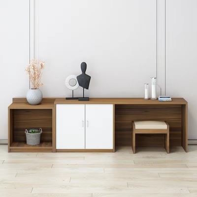 Un bon prix. Ensemble en bois solide de meubles de chambre à coucher d'hôtel de l'hôtel TV de combinaison moderne d'armoire en ligne