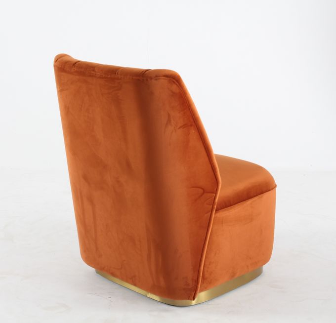 Velours simple Sofa Chair Modern And Luxury moderne de salon 1