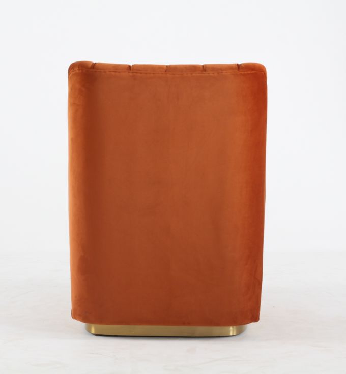 Velours simple Sofa Chair Modern And Luxury moderne de salon 0