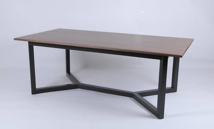 Bureau en bois fait sur commande de chambre à coucher moderne avec la console en métal 1