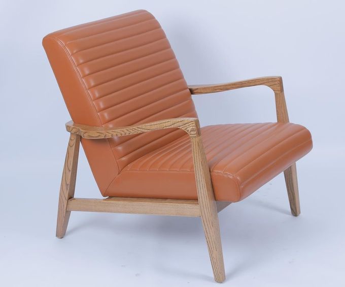 Fauteuil moderne de meubles à la maison en cuir ou laine 2