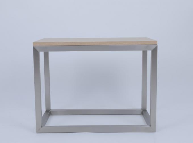Table de côté rectangulaire en bois sur mesure pour l'hôtel Hilton 2