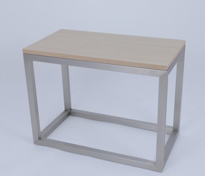 Table de côté rectangulaire en bois sur mesure pour l'hôtel Hilton 3
