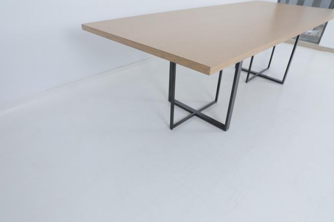 Bureau en bois fait sur commande de chambre à coucher moderne avec la console en métal 0
