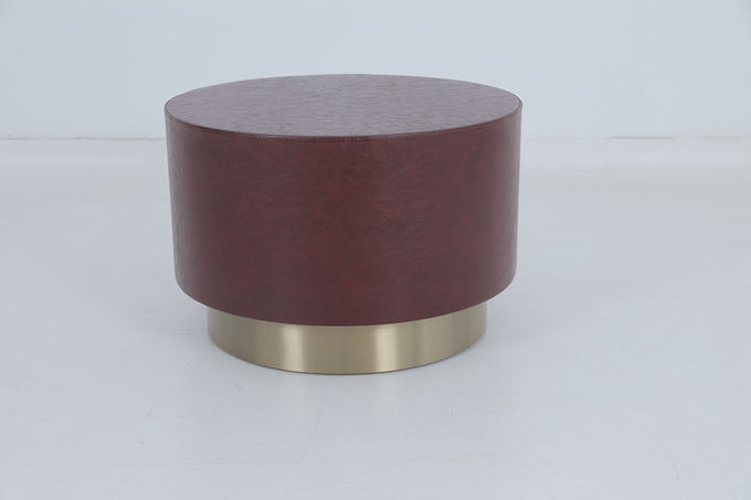 Chambre moderne banc ottoman cadre métallique rembourrée pour hôtel 2