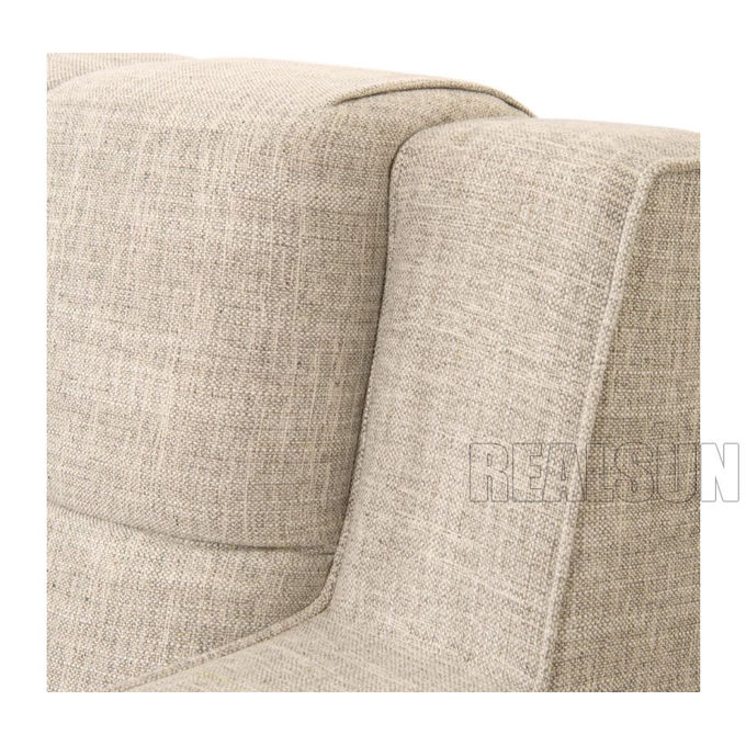 Salon américain Sofa Featuring Button Tufted Seat de style de retour avec Seat profond confortable 0