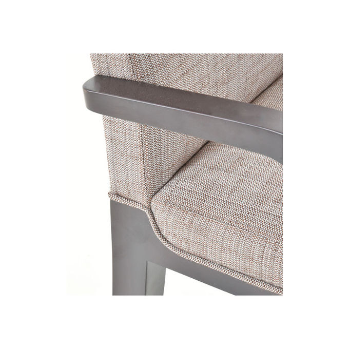 Épouser des loisirs Sofa Chair Solid Wood Armrest de partie d'événement a adapté le logo aux besoins du client 1