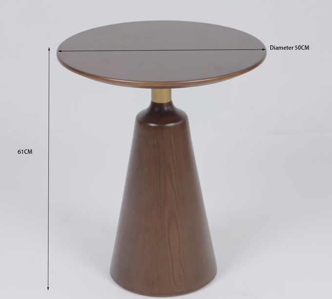Table basse de salon de noix de conception moderne pour le décor à la maison 0