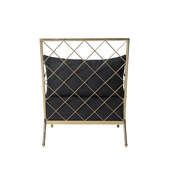 Chaise longue européenne de cadre d'or de meubles de conception moderne de style 1