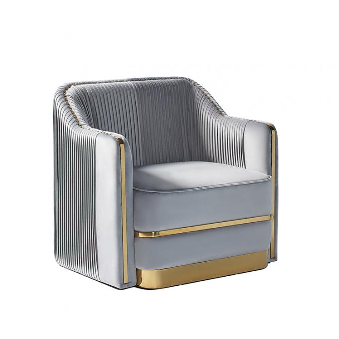 Base contemporaine simple de Sofa With Gold Stainless Steel de salon 0