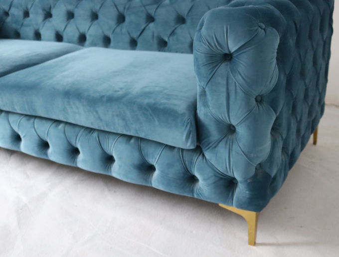 220*85*75cm Chesterfield moderne européen Sofa Set 3