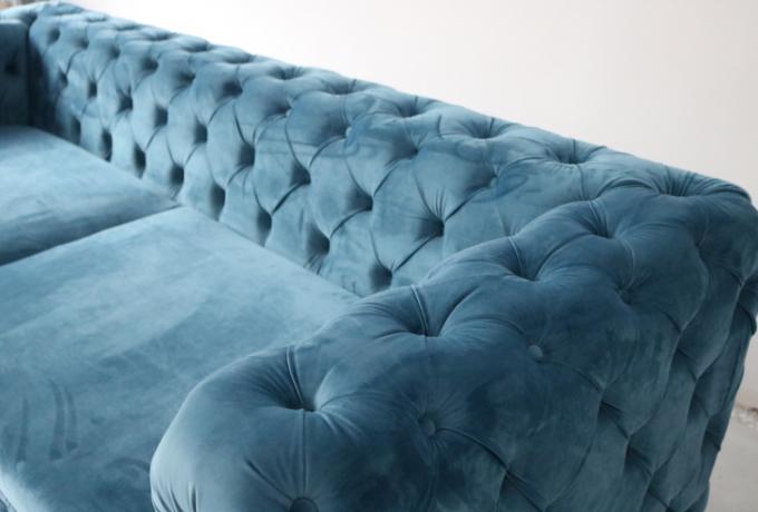 220*85*75cm Chesterfield moderne européen Sofa Set 4