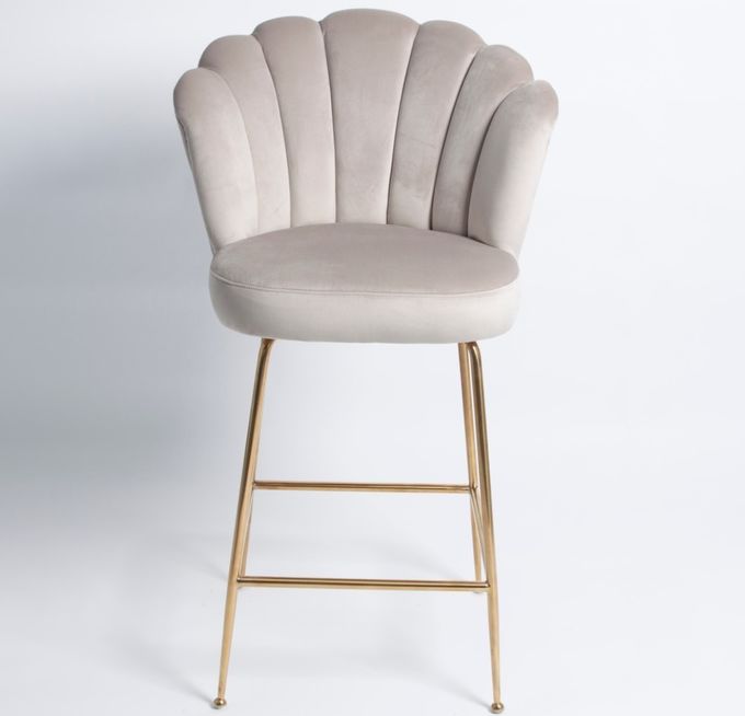 Chaises modernes de salle à manger de velours du style nordique 52x58x110cm 5