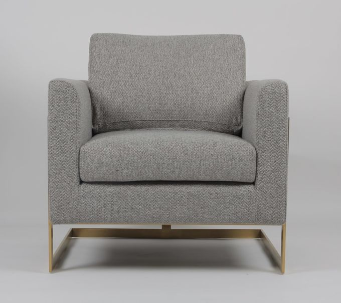Sofa américain de salon de Gray Fabric 83*75*85CM de style 3