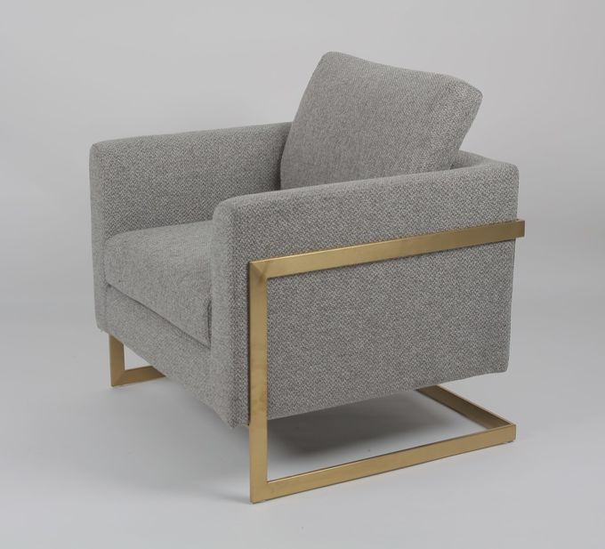 Sofa américain de salon de Gray Fabric 83*75*85CM de style 2