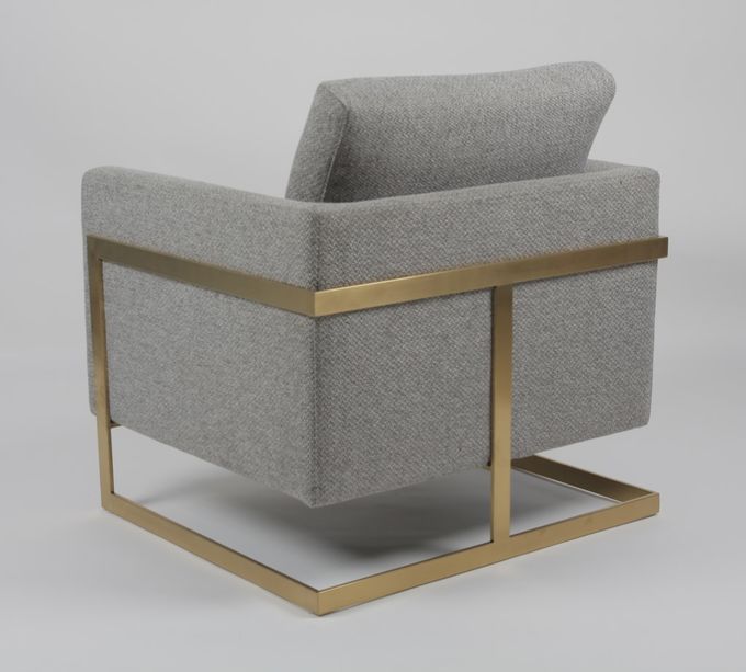 Sofa américain de salon de Gray Fabric 83*75*85CM de style 1