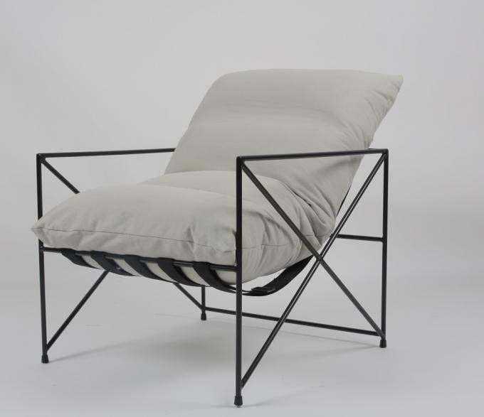 Plume d'intérieur remplissant chaises longues contemporaines de taille de 73cm 2