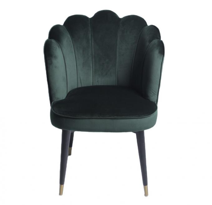 Chaise dinante moderne de velours nordique de W49cm D 47cm H82cm 3