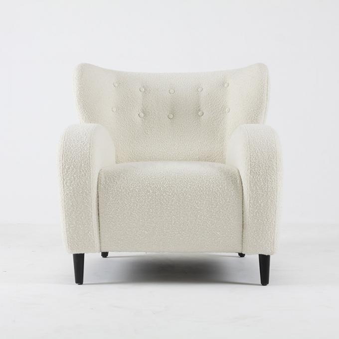 Armchai moderne confortable dévoilé nordique pour la chambre à coucher de salon 4