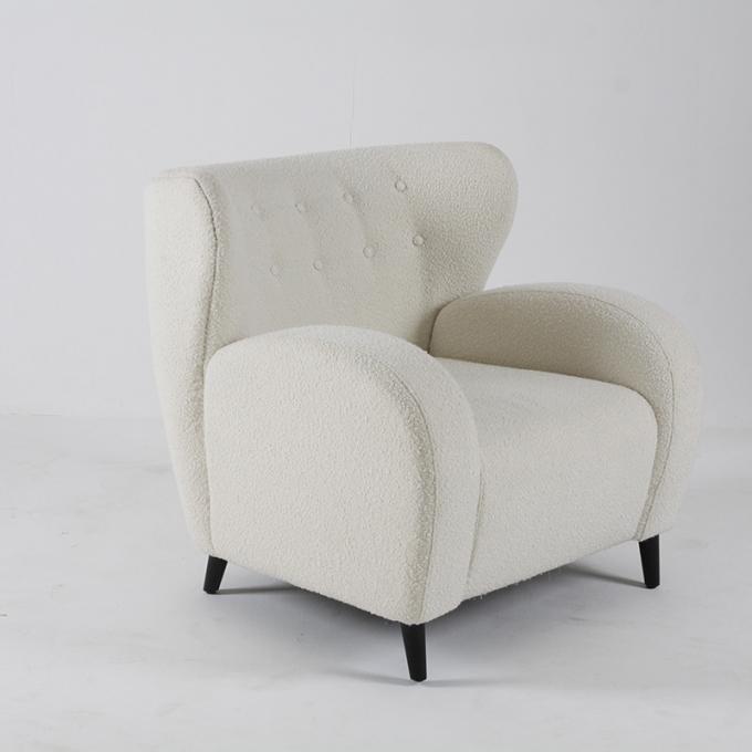 Armchai moderne confortable dévoilé nordique pour la chambre à coucher de salon 2