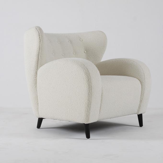 Armchai moderne confortable dévoilé nordique pour la chambre à coucher de salon 1