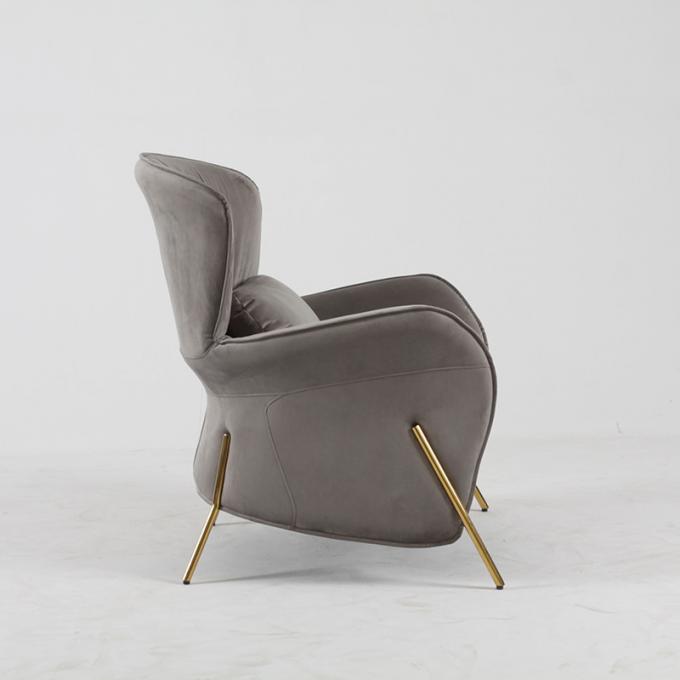 Fauteuil de loisirs de jambe d'acier inoxydable pour le salon moderne 5