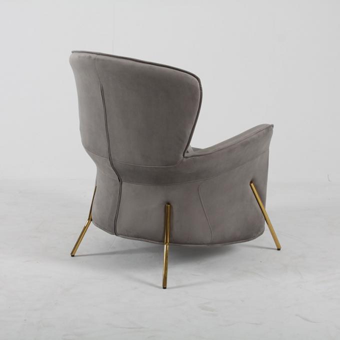 Fauteuil de loisirs de jambe d'acier inoxydable pour le salon moderne 3
