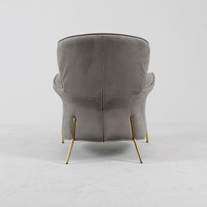 Fauteuil de loisirs de jambe d'acier inoxydable pour le salon moderne 2
