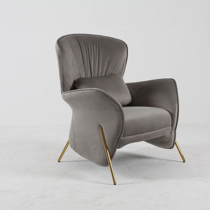 Fauteuil de loisirs de jambe d'acier inoxydable pour le salon moderne 1