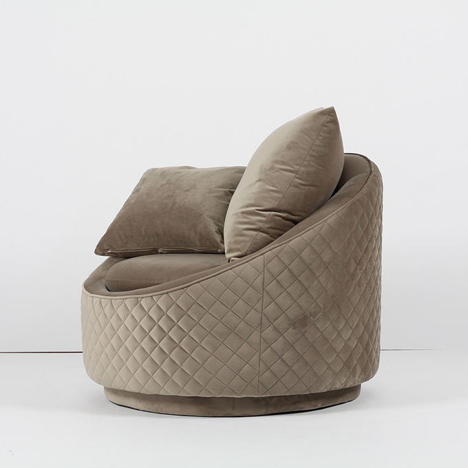 La moitié du siècle Sofa Set Gray Leather Materials moderne ISO9000 3