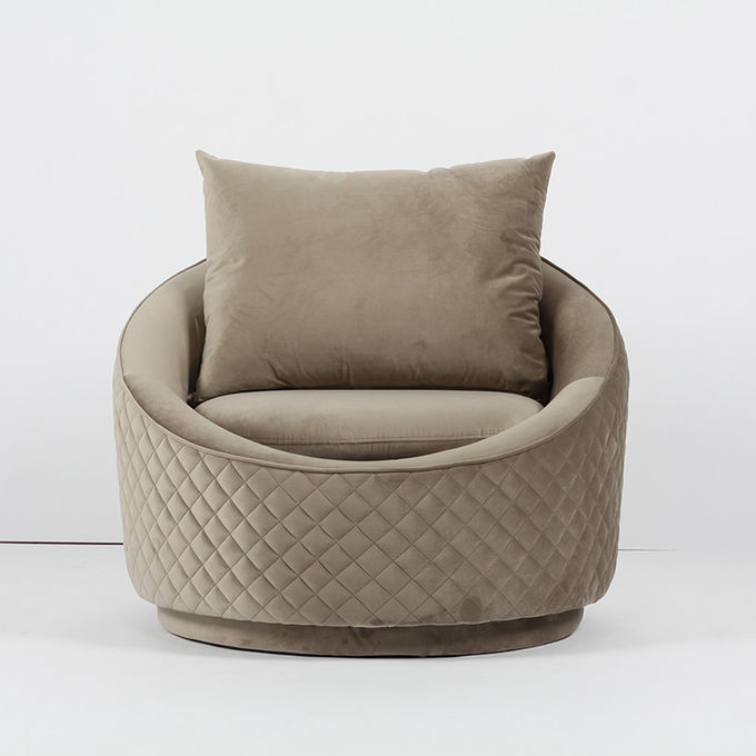La moitié du siècle Sofa Set Gray Leather Materials moderne ISO9000 1