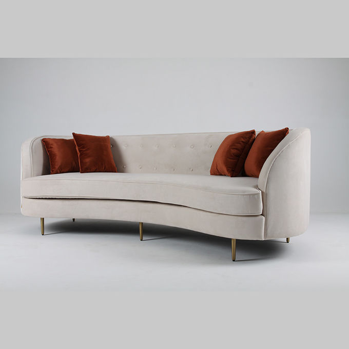 Le salon d'intérieur de meubles a courbé Sofa Unfolded Modern Fashion 1