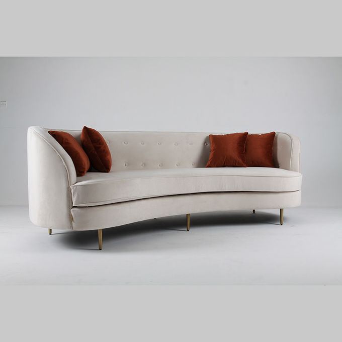 Le salon d'intérieur de meubles a courbé Sofa Unfolded Modern Fashion 4