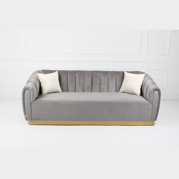 Velours long Sofa American Style Modern de loisirs de salon 1