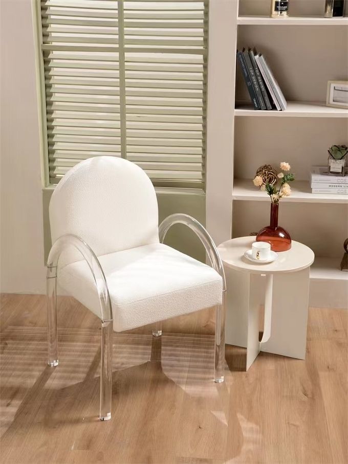 Décor à la maison de luxe de salle à manger de lumière contemporaine acrylique de chaise 2