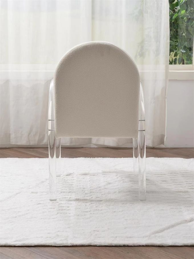 Décor à la maison de luxe de salle à manger de lumière contemporaine acrylique de chaise 3