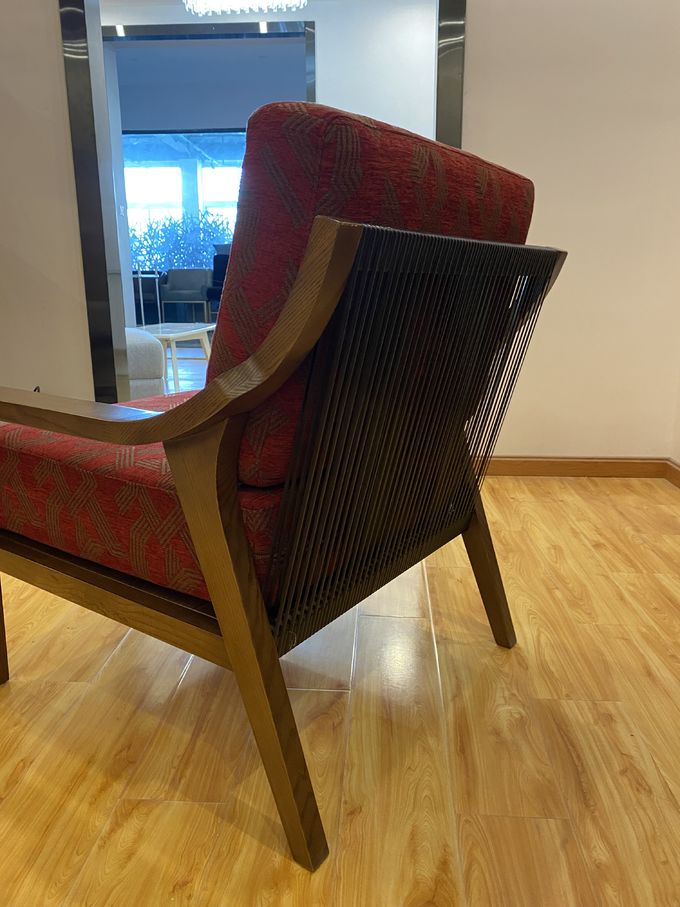 funiture confortable en bois solide d'hôtel d'appartement de style moderne de chaise de longue 1