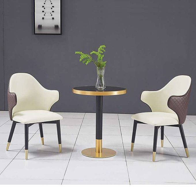 La salle à manger de meubles de tissu de flanelle préside de luxe 0