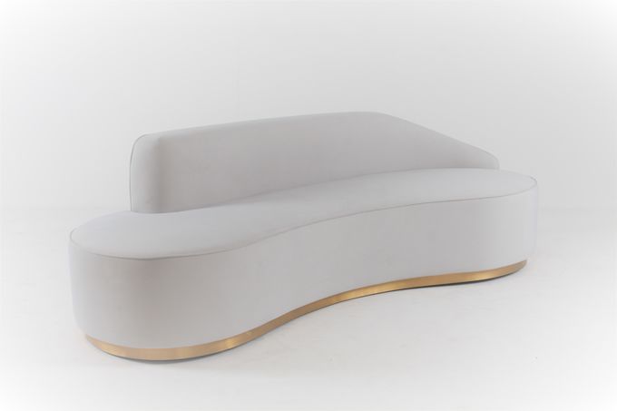 Conception de Sofa Chair Recliner Italian Modern incurvée par salon 1